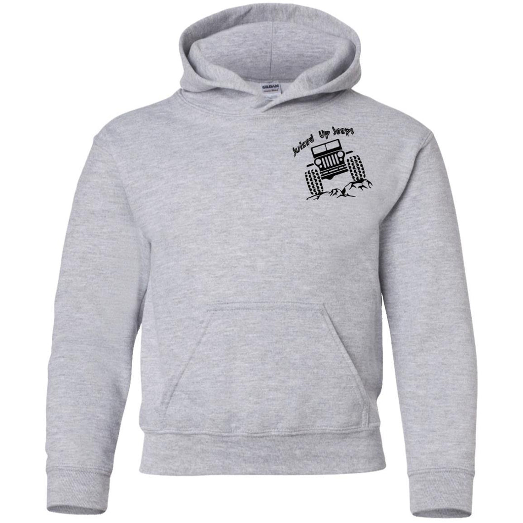 Juiced Up Jeeps G185B Gildan Youth Pullover Hoodie