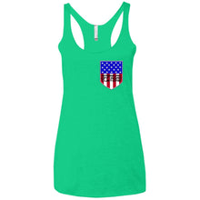 American Off-Road 2-sided print NL6733 Next Level Ladies' Triblend Racerback Tank
