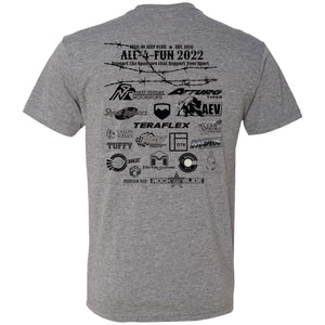 ALL-4-FUN 2022 2-sided print NL6010 Men's Triblend T-Shirt