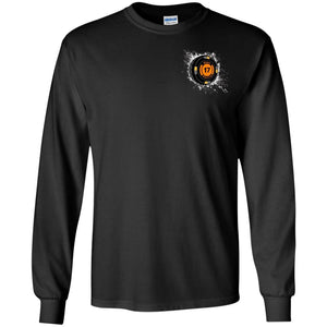 Black 17 2-sided print G240B Gildan Youth LS T-Shirt