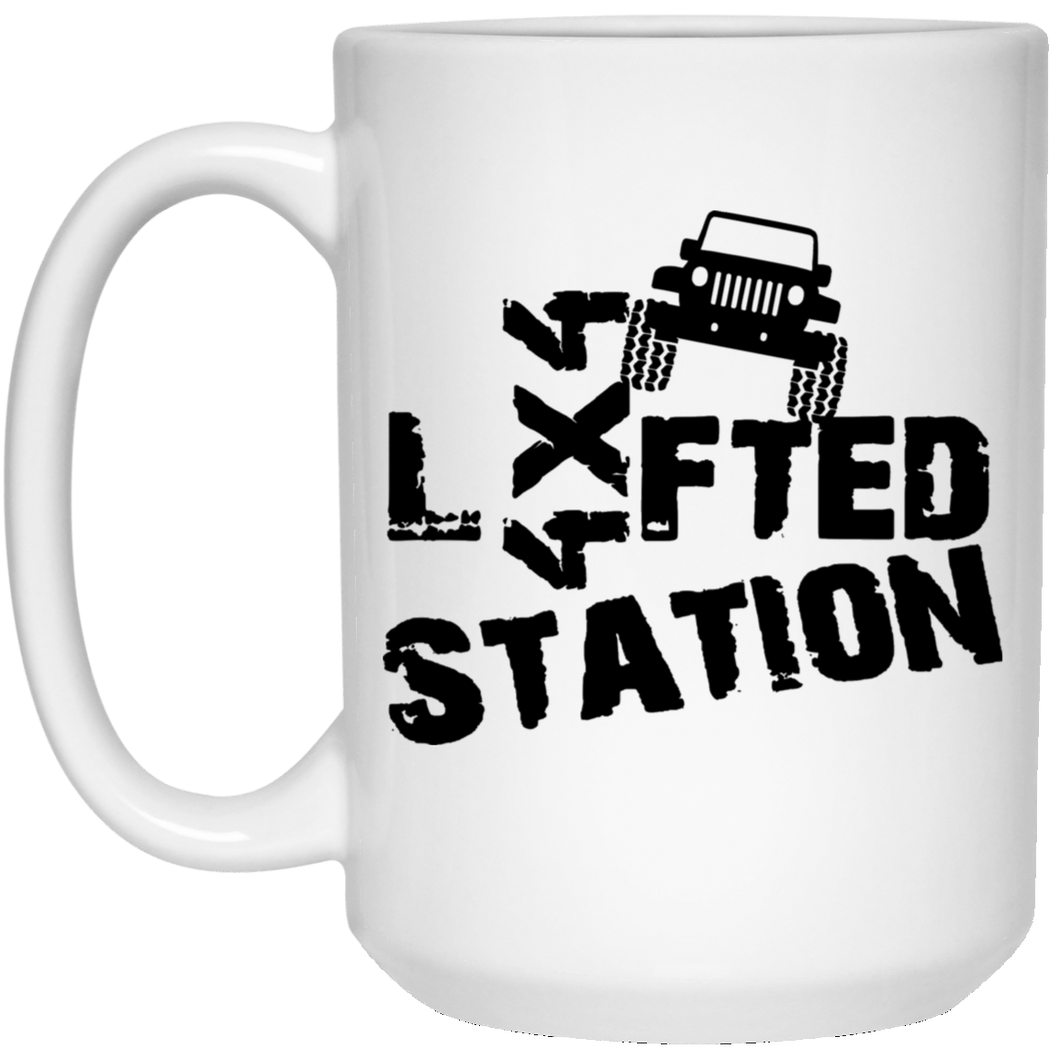 Lifted Station 21504 15 oz. White Mug