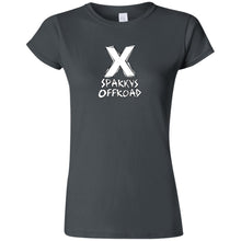 Sparky's Offroad white logo G640L Gildan Softstyle Ladies' T-Shirt