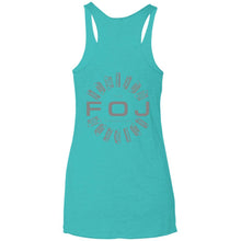 FOJ 2-sided print NL6733 Next Level Ladies' Triblend Racerback Tank