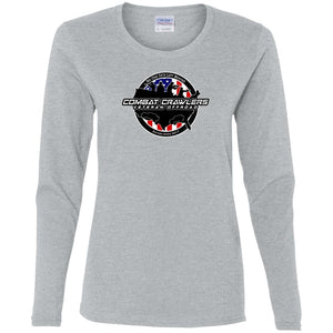 Combat Crawlers G540L Gildan Ladies' Cotton LS T-Shirt