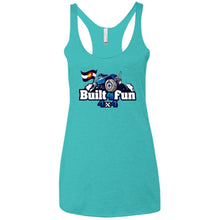 Built4Fun blue NL6733 Next Level Ladies' Triblend Racerback Tank