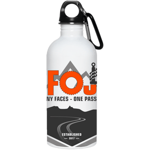 FOJ dye sublimation full wrap logo 23663 20 oz. Stainless Steel Water Bottle