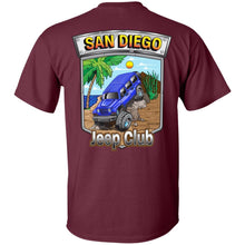 San Diego jeep club 2-sided print 2-sided print G500 Gildan 5.3 oz. T-Shirt