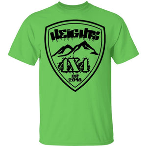 Heights 4x4 crest G500B Gildan Youth 5.3 oz 100% Cotton T-Shirt