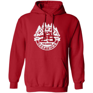 MWJT-25-years white logo G185 Pullover Hoodie