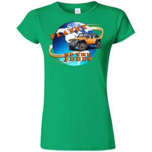 Planet of the Jeeps G640L Gildan Softstyle Ladies' FITTED T-Shirt