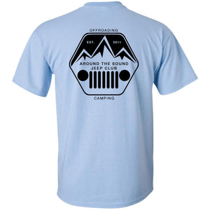 ASJC black logo 2-sided print G200 Gildan Ultra Cotton T-Shirt