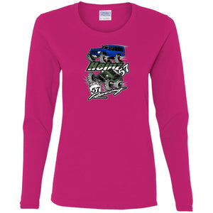 H57 Racing G540L Gildan Ladies' Cotton LS T-Shirt
