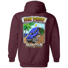San Diego jeep club 2-sided print G185 Gildan Pullover Hoodie 8 oz.