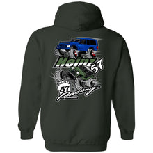 H57 Racing 2-sided print G185 Gildan Pullover Hoodie 8 oz.