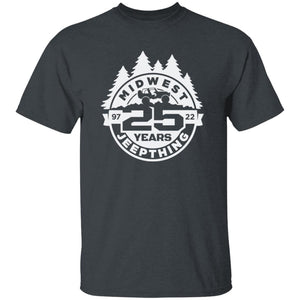 MWJT-25-years white logo G500B Youth 5.3 oz 100% Cotton T-Shirt