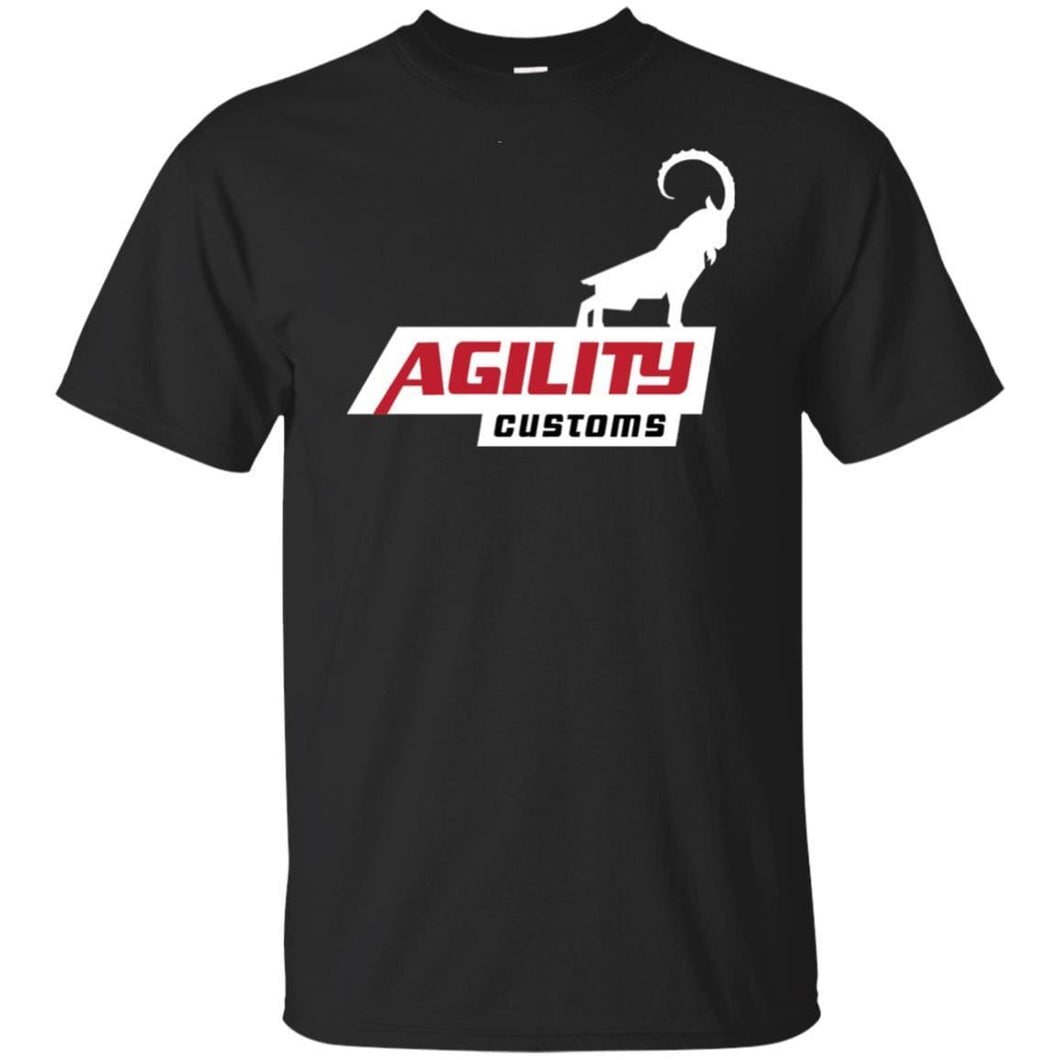 Agility Customs white logo G200 Gildan Ultra Cotton T-Shirt