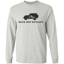 Black Jeep Battalion G240 Gildan LS Ultra Cotton T-Shirt