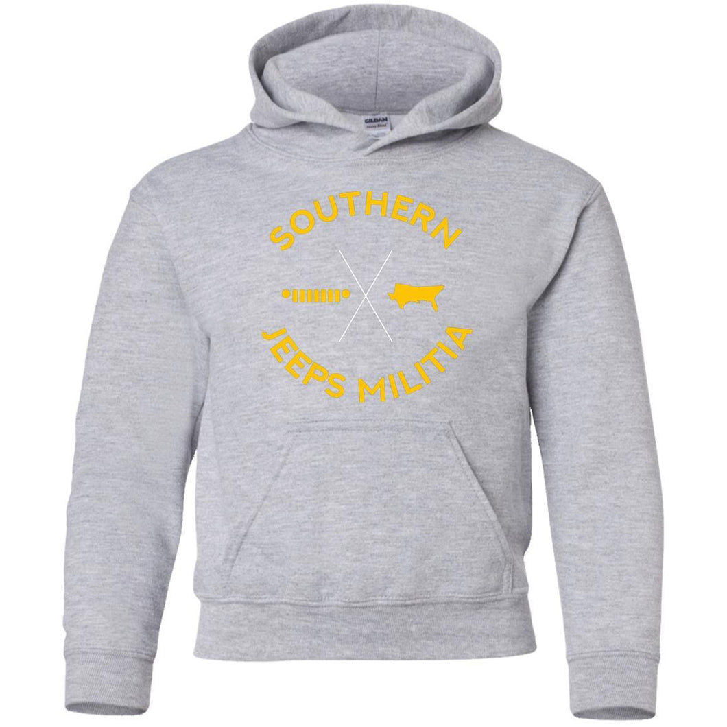 Southern Jeeps Militia G185B Gildan Youth Pullover Hoodie
