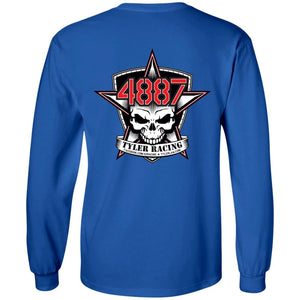 Tyler Racing 2-sided print G240B Gildan Youth LS T-Shirt