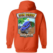 San Diego jeep club 2-sided print G185 Gildan Pullover Hoodie 8 oz.