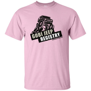 Gobi Jeep Registry Logo G200B Gildan Youth Ultra Cotton T-Shirt