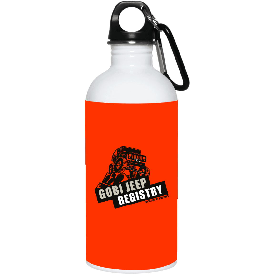 Logo Stainless Steel Water Bottle (20 oz)