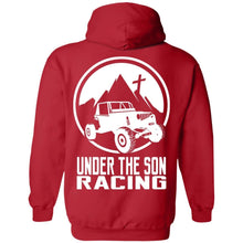 Under The Son Racing 2-sided print G185 Gildan Pullover Hoodie 8 oz.