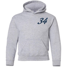 Yeti Motorsports blue logo 2-sided print G185B Gildan Youth Pullover Hoodie