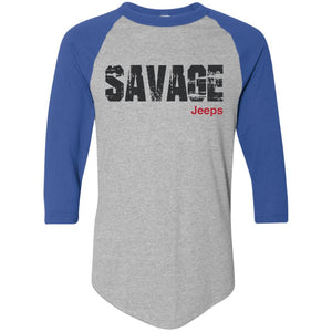 Savage Jeeps 420 Augusta Colorblock Raglan Jersey