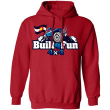 Built4Fun blue G185 Gildan Pullover Hoodie 8 oz.