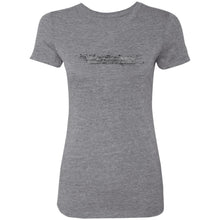 AmericanOffroadCustoms Horizontal NL6710 Ladies' Triblend T-Shirt