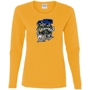 H57 Racing G540L Gildan Ladies' Cotton LS T-Shirt