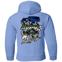 H57 Racing 2-sided print G185B Gildan Youth Pullover Hoodie