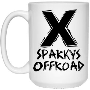 Sparky's Offroad black logo 21504 15 oz. White Mug