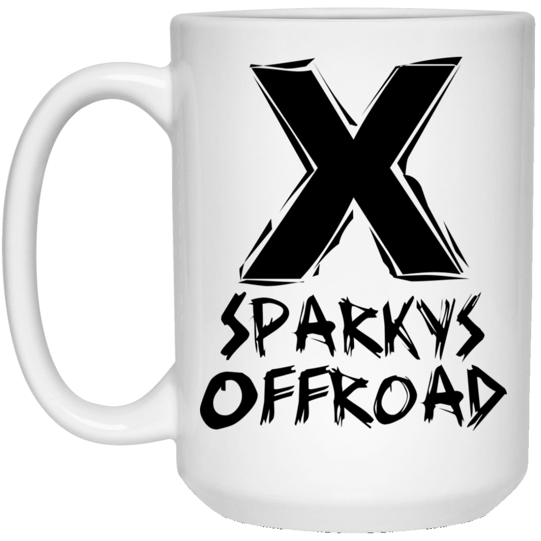 Sparky's Offroad black logo 21504 15 oz. White Mug