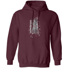 AORC Vertical white 2-sided print G185 Pullover Hoodie 8 oz.