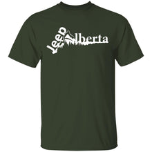 Jeep Alberta white logo G500 Gildan 5.3 oz. T-Shirt