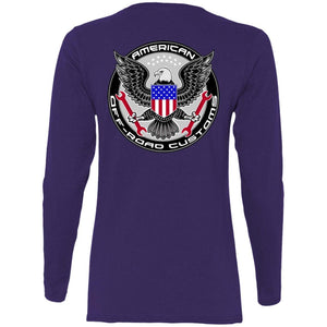 American Off-Road 2-sided print G540L Ladies' Cotton LS T-Shirt