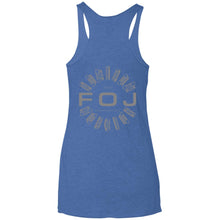 FOJ 2-sided print NL6733 Next Level Ladies' Triblend Racerback Tank