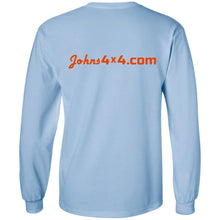 John's 4x4 tread print logo 2-sided print G240 LS Ultra Cotton T-Shirt