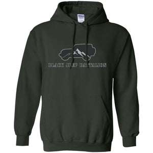 Black Jeep Battalion G185 Gildan Pullover Hoodie 8 oz.