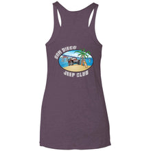 SDJC 2-sided print NL6733 Next Level Ladies' Triblend Racerback Tank