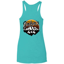 John's 4x4 2-sided print NL6733 Next Level Ladies' Triblend Racerback Tank