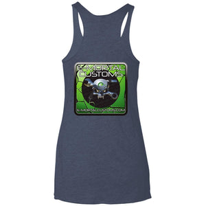 E-Mortal 2-sided print NL6733 Next Level Ladies' Triblend Racerback Tank