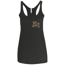 B&B Motorsports 2-sided print (Team Indiana back) NL6733 Next Level Ladies' Triblend Racerback Tank