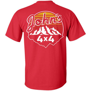 John's 4x4 2-sided print G200 Gildan Ultra Cotton T-Shirt