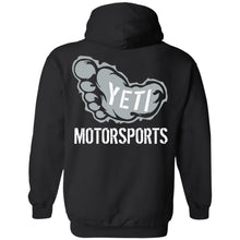Yeti Motorsports logo 2-sided print G185 Gildan Pullover Hoodie 8 oz.