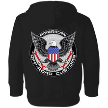 AmericanOffroadCustoms Horizontal white 3326 Toddler Fleece Hoodie