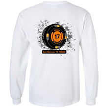Black 17 2-sided print G240B Gildan Youth LS T-Shirt