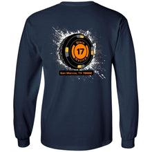 Black 17 2-sided print G240B Gildan Youth LS T-Shirt